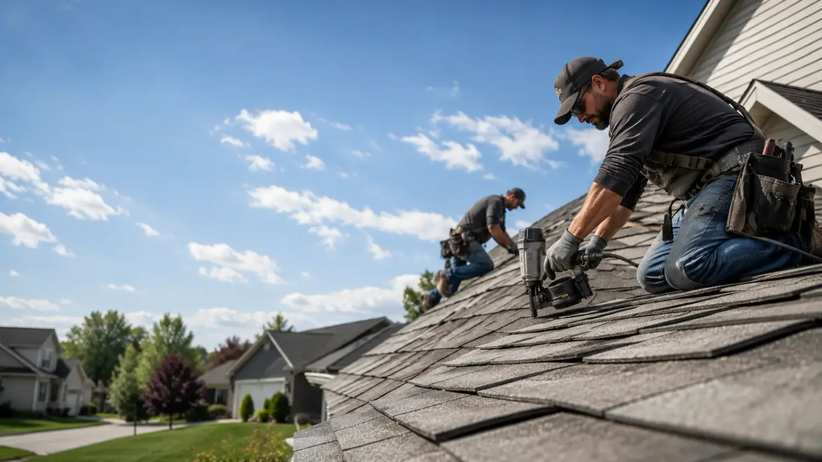 Storm Damage Roof Repair in Benton, IL near me